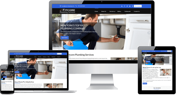 plumbing website design
