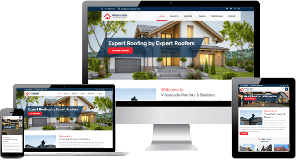best roofing website design